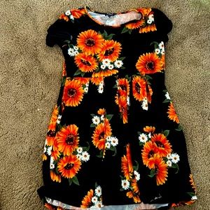 Sunflower Black 1x Trailbee dress